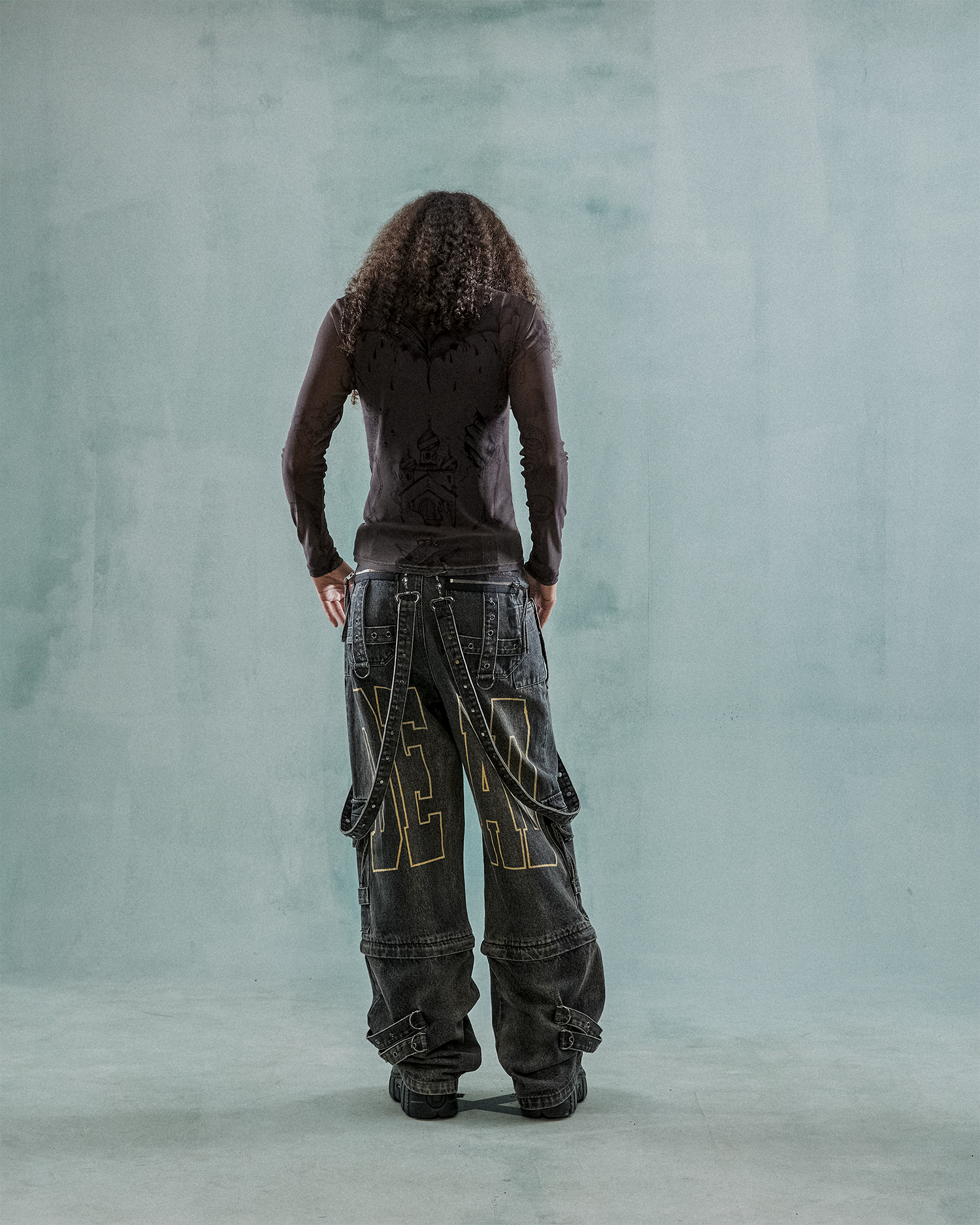 トップス dropdead Fallen Hawk Mesh Top