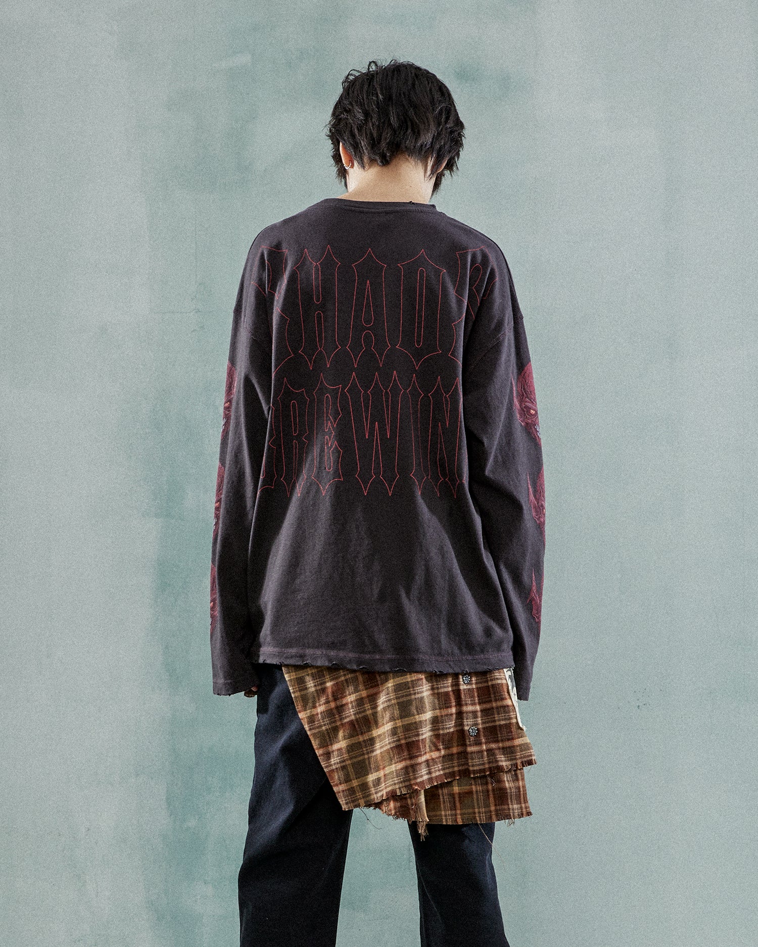 人気【DROPDEAD】Chaos Brewing ロング スリーブ Tシャツ 長袖 ChaosBrewing1.jpg?v=1739275202