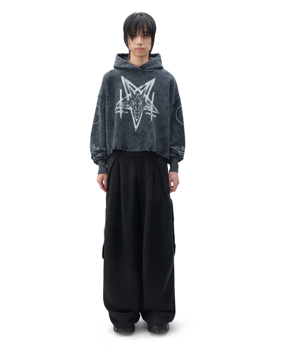 Diablo Cropped Hoodie