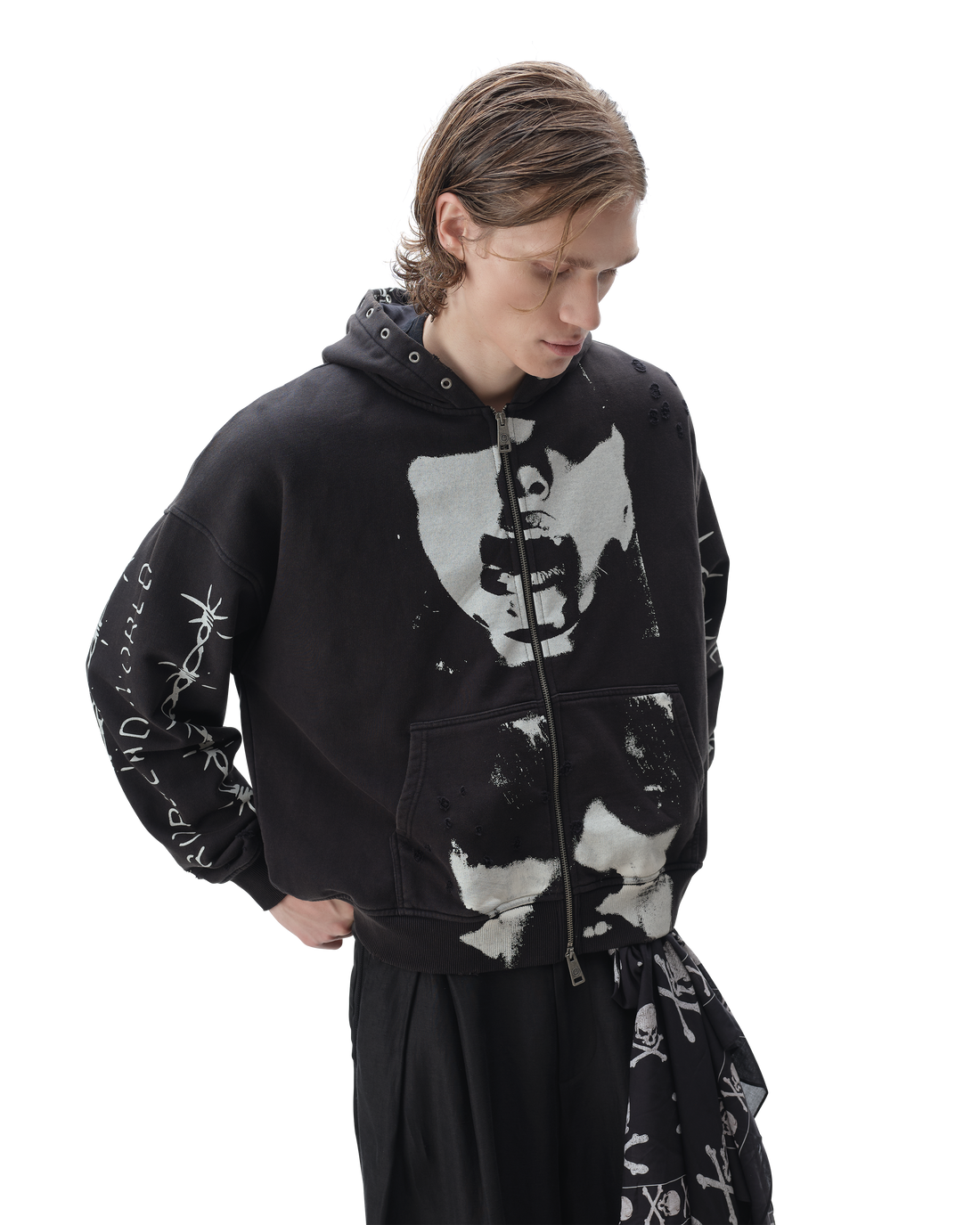 Obscure Zip-Up Hoodie