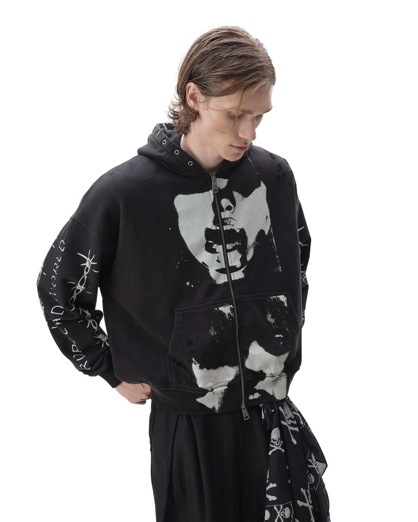 Obscure Zip-Up Hoodie
