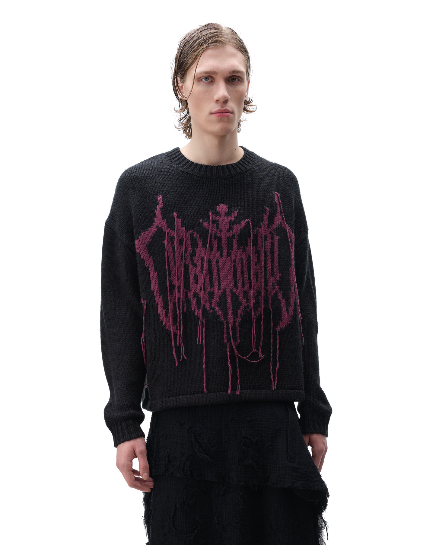 Vein Knitted Jumper