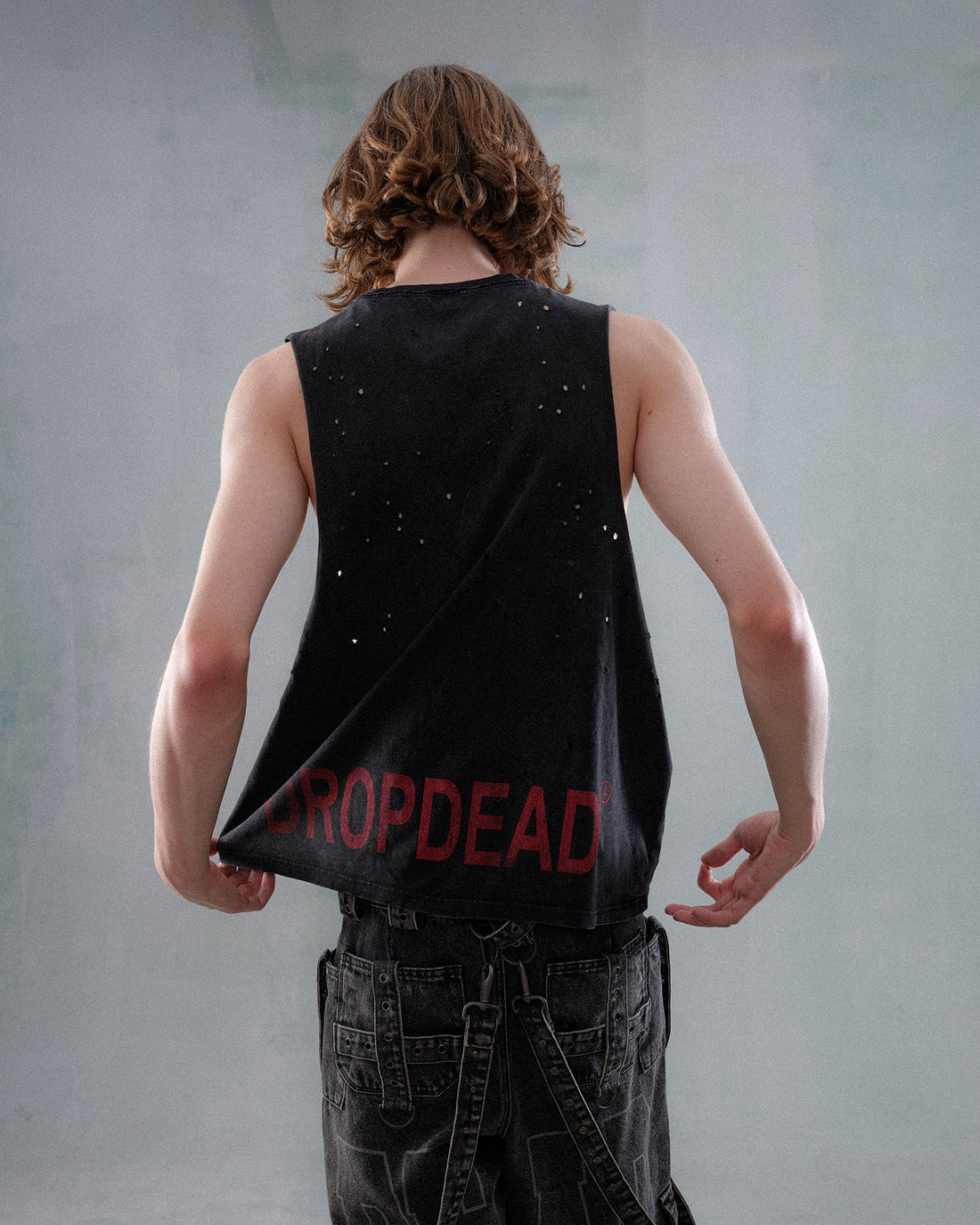 Drop Dead Logo Vest Ecom -- Man