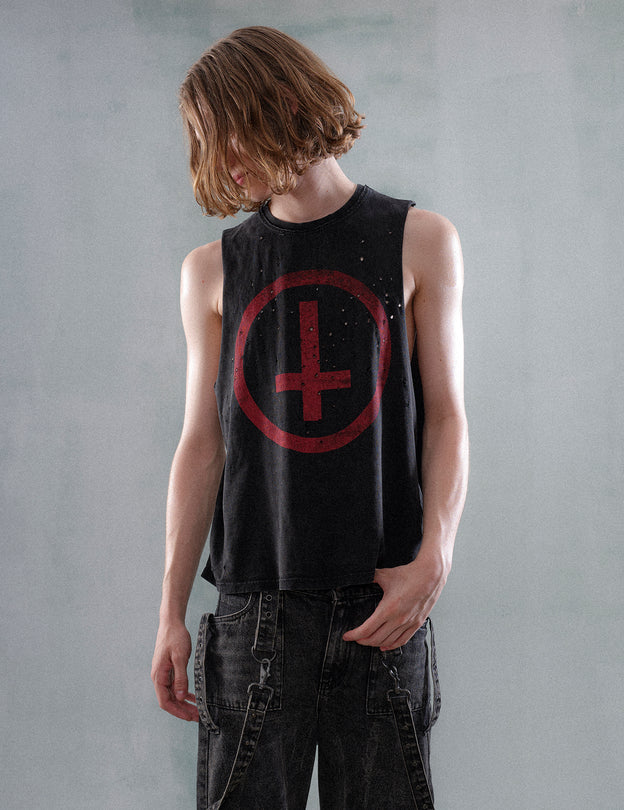Drop Dead Logo Vest Ecom -- Man