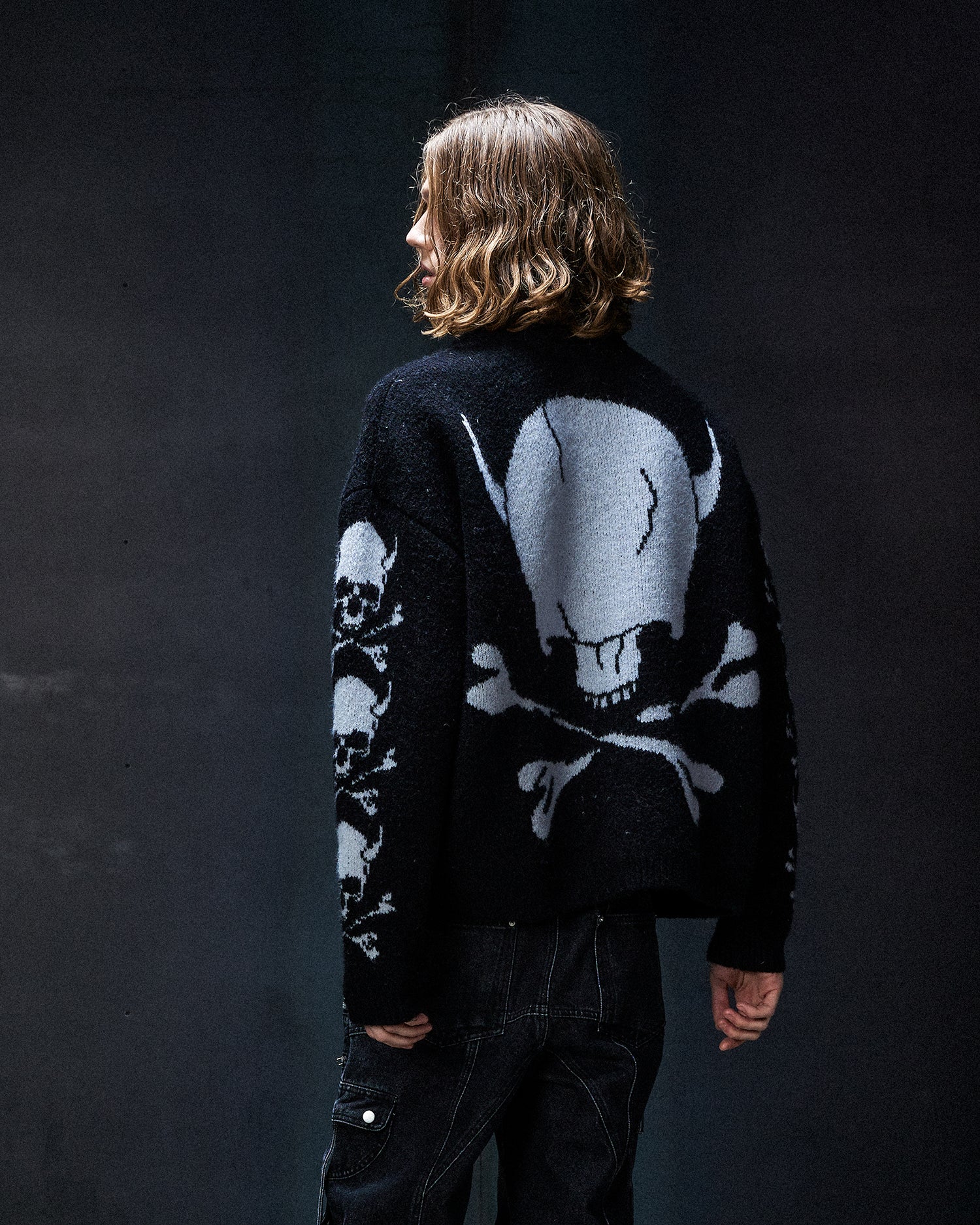DROPDEAD スカルカーディガン 商品