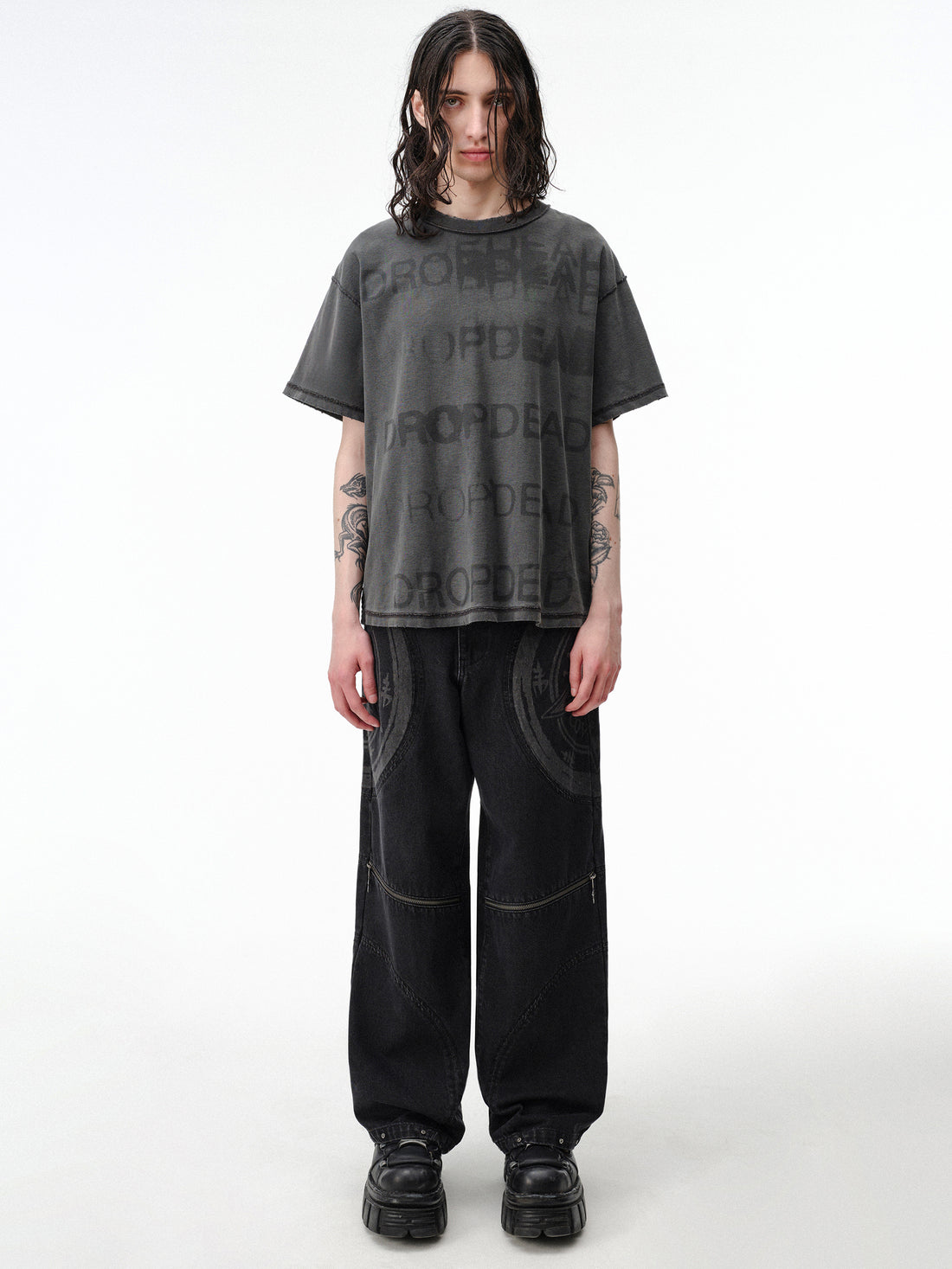 Drop Dead Stacked Tee Ecom - Man