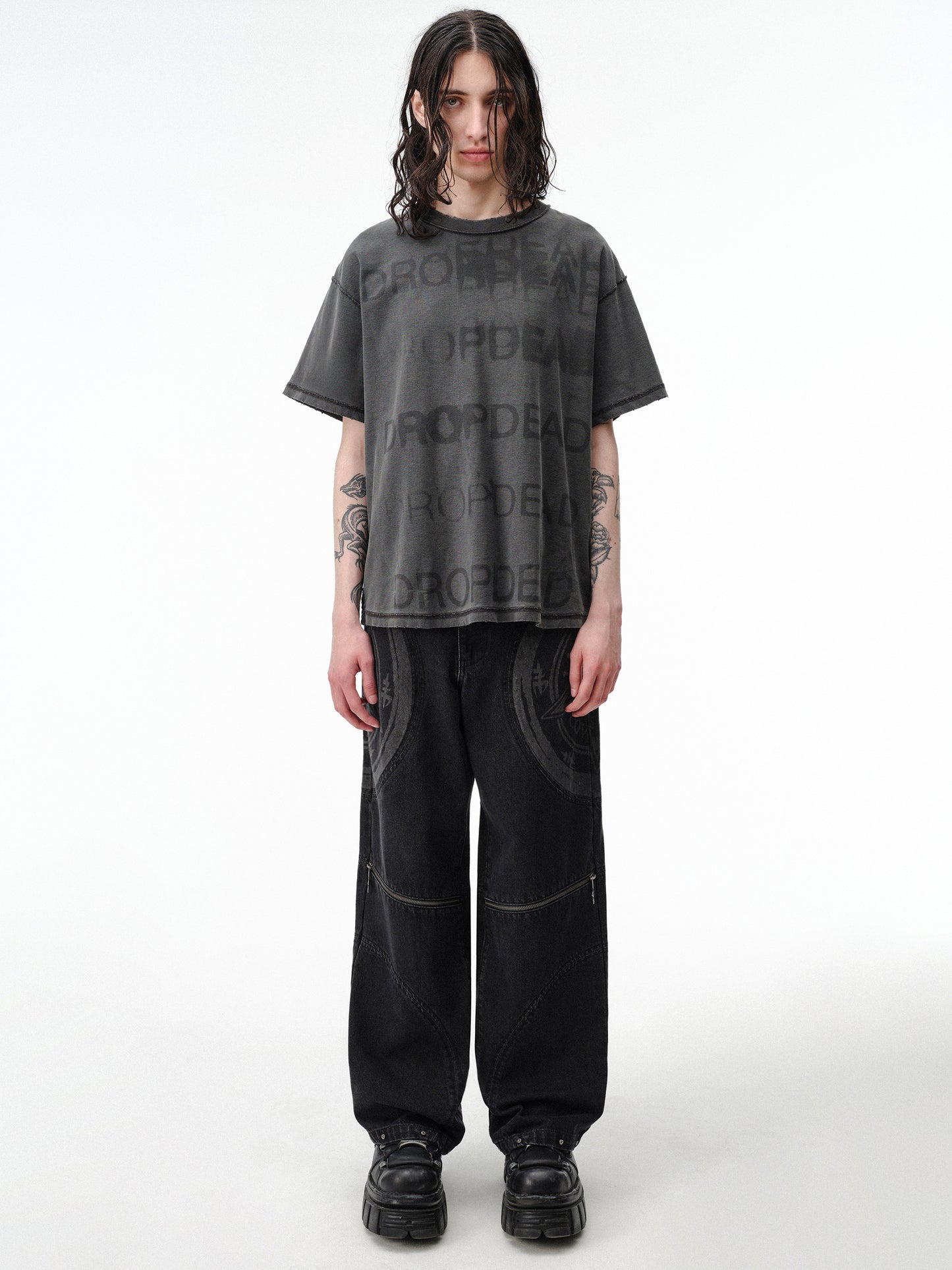 Drop Dead Stacked Tee Ecom - Man