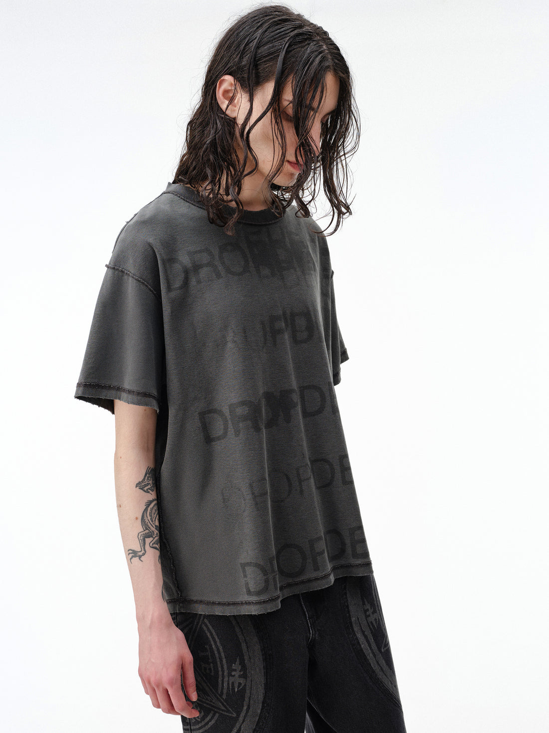 Drop Dead Stacked Tee Ecom - Man