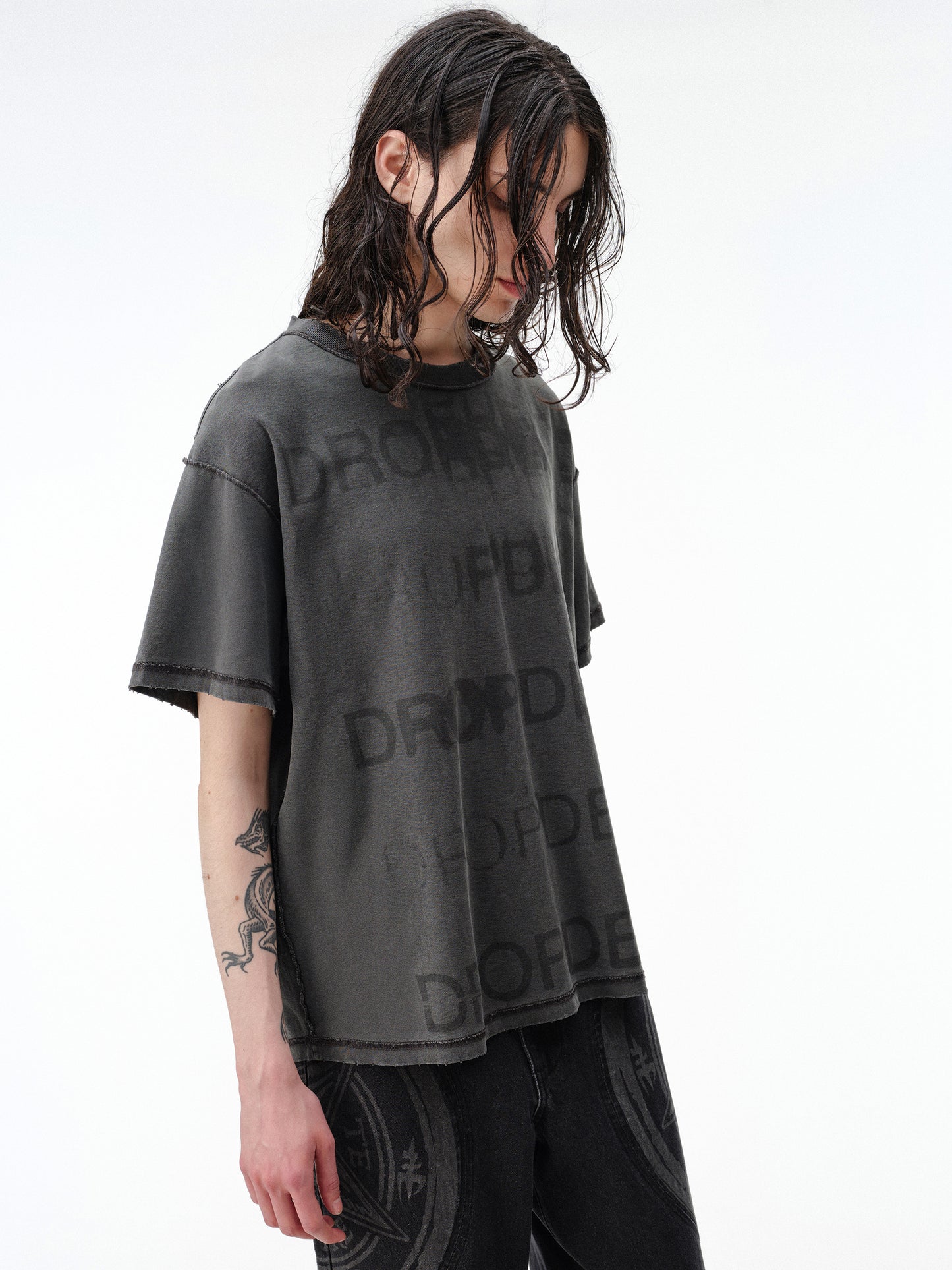 Drop Dead Stacked Tee Ecom - Man