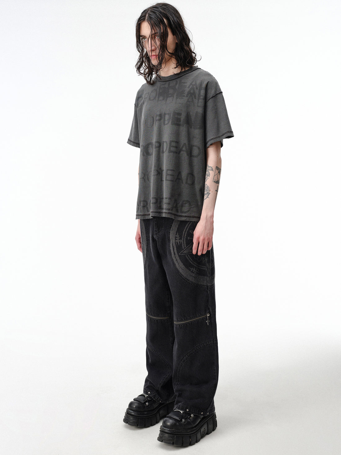 Drop Dead Stacked Tee Ecom - Man