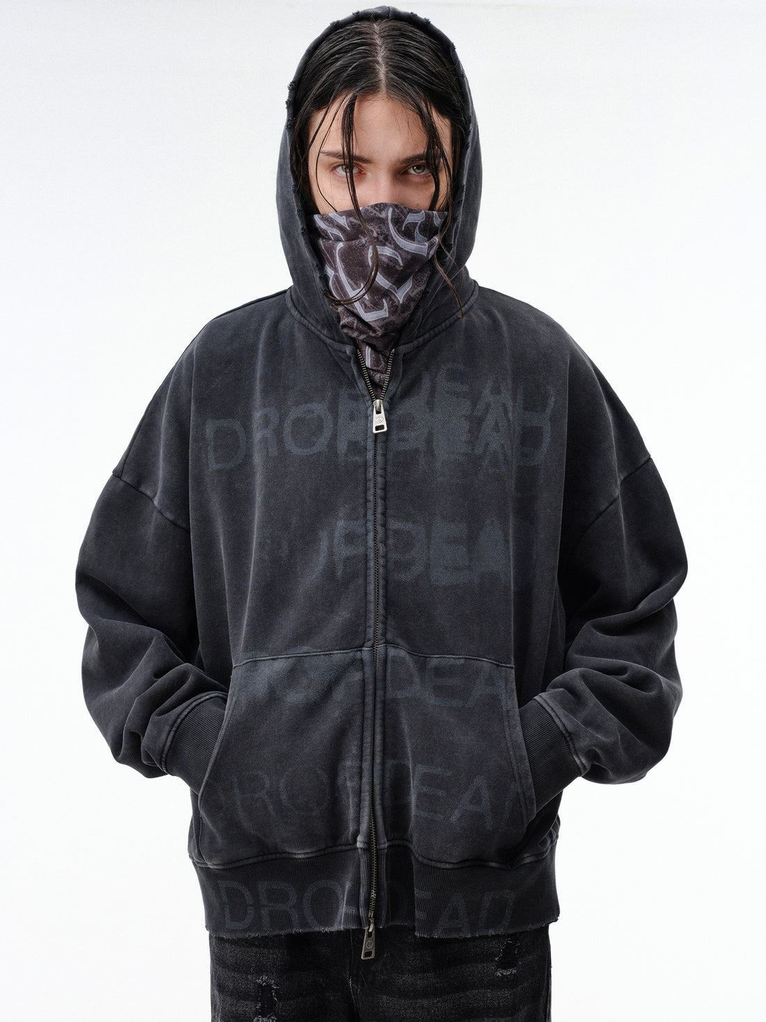 Drop Dead Stacked Hoodie Ecom -- Man