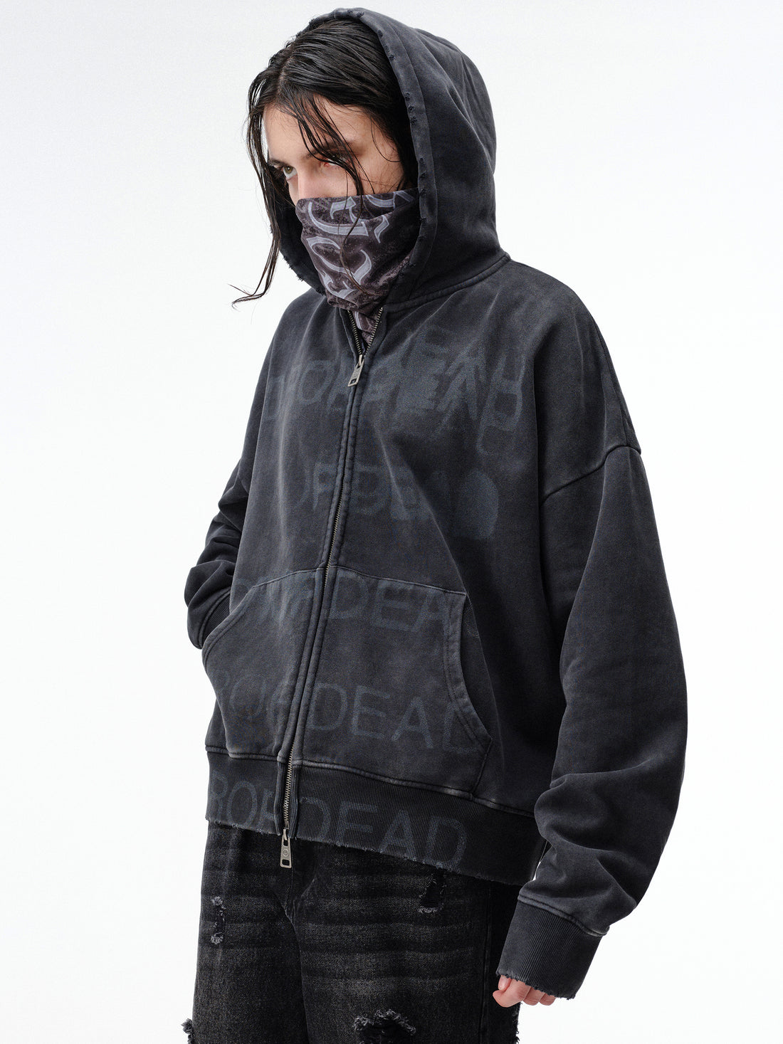 Drop Dead Stacked Hoodie Ecom -- Man