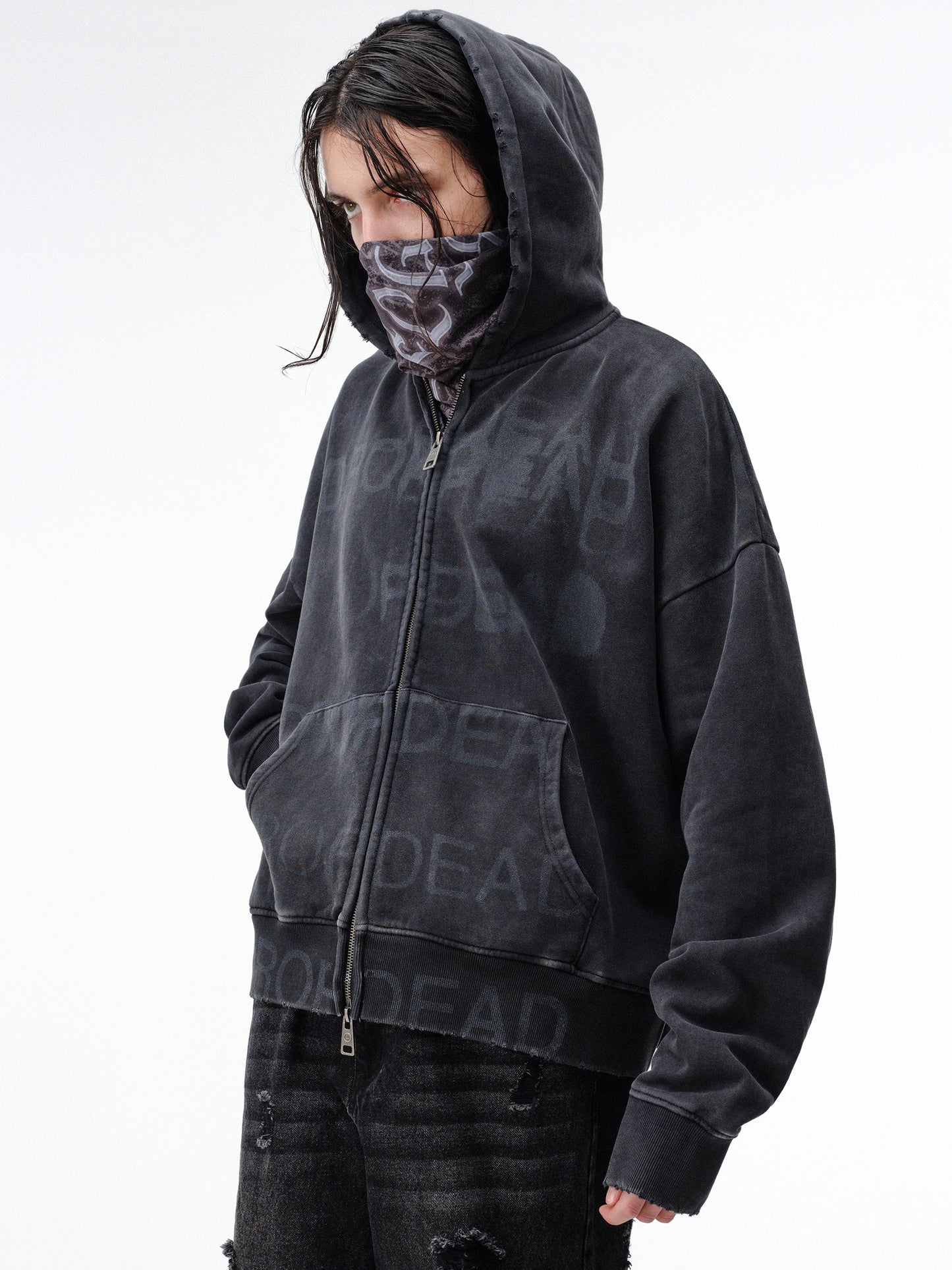Drop Dead Stacked Hoodie Ecom -- Man