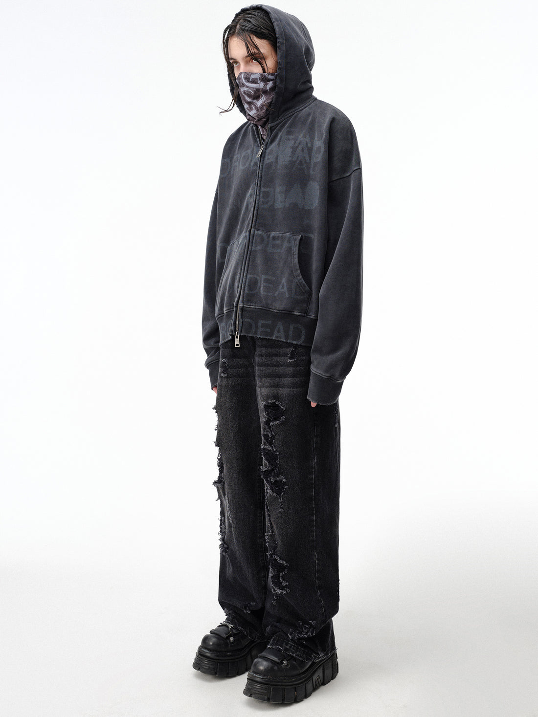 Drop Dead Stacked Hoodie Ecom -- Man