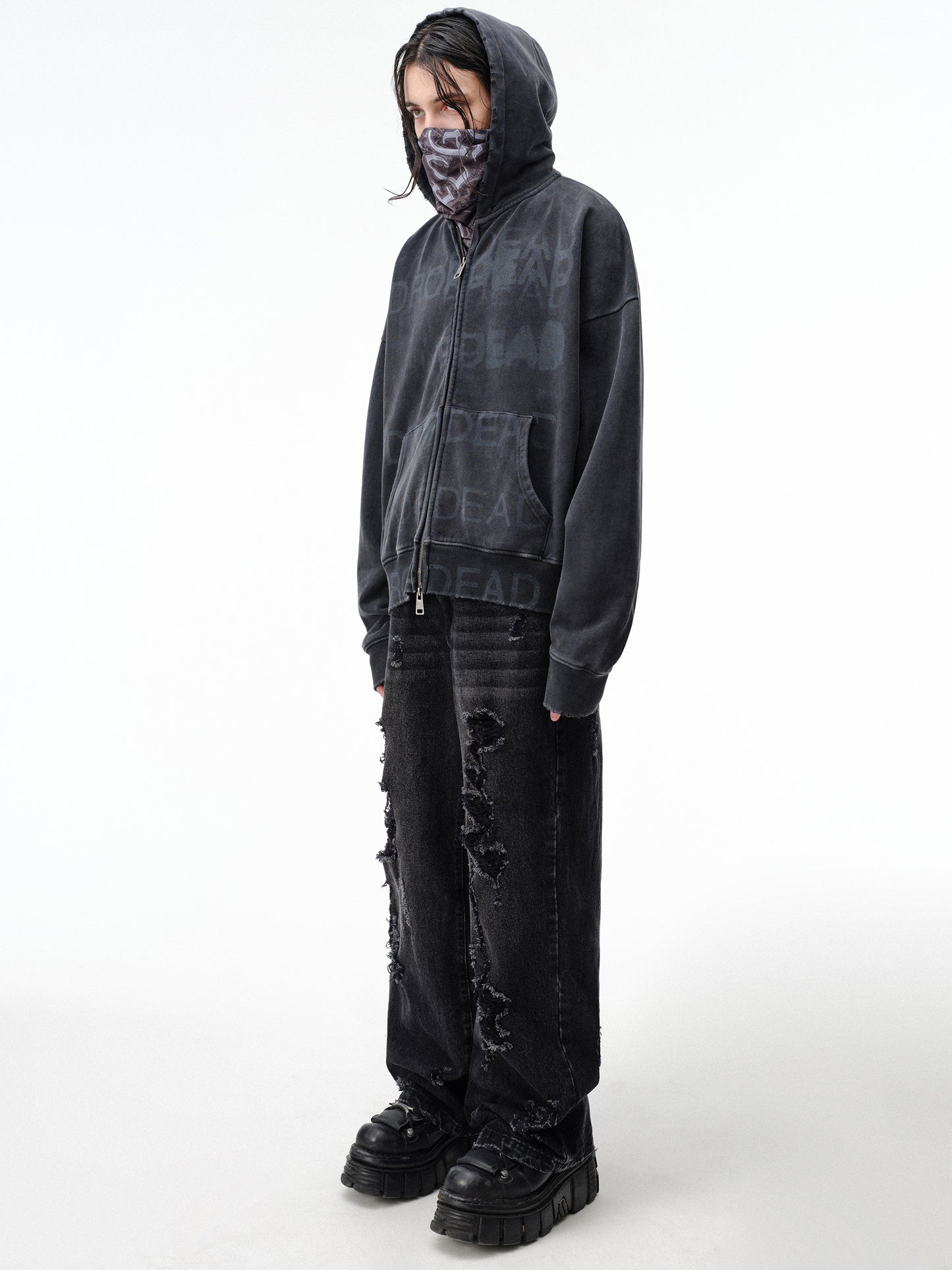 Drop Dead Stacked Hoodie Ecom -- Man