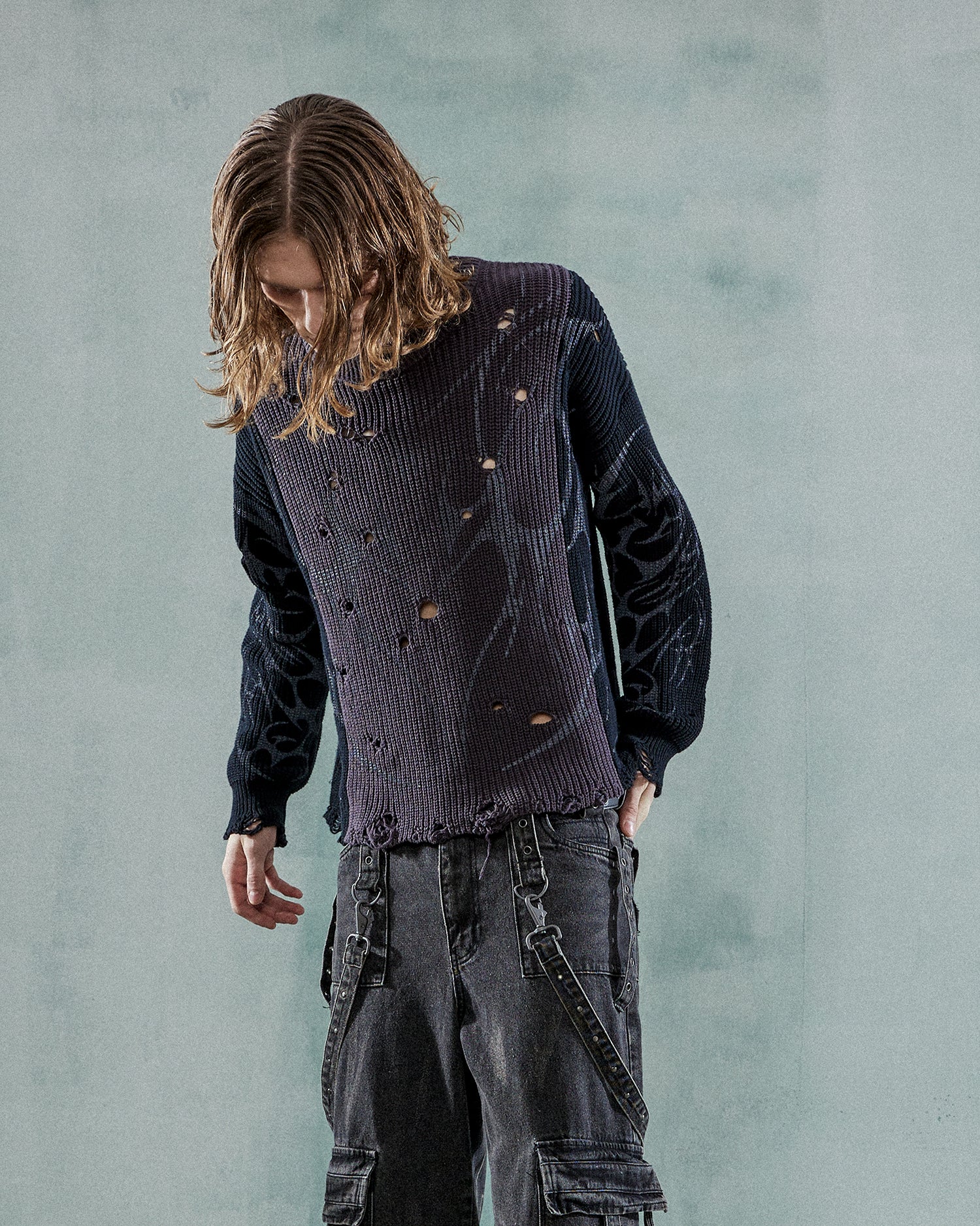 DROPDEAD スカルカーディガン 商品