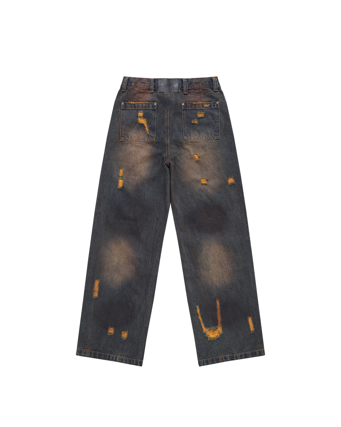 Burnout Brown Jeans