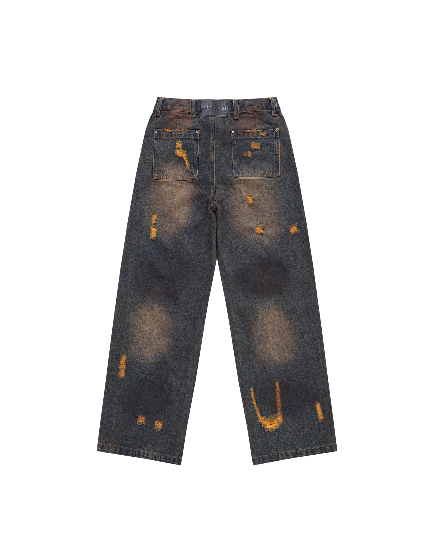 Burnout Brown Jeans