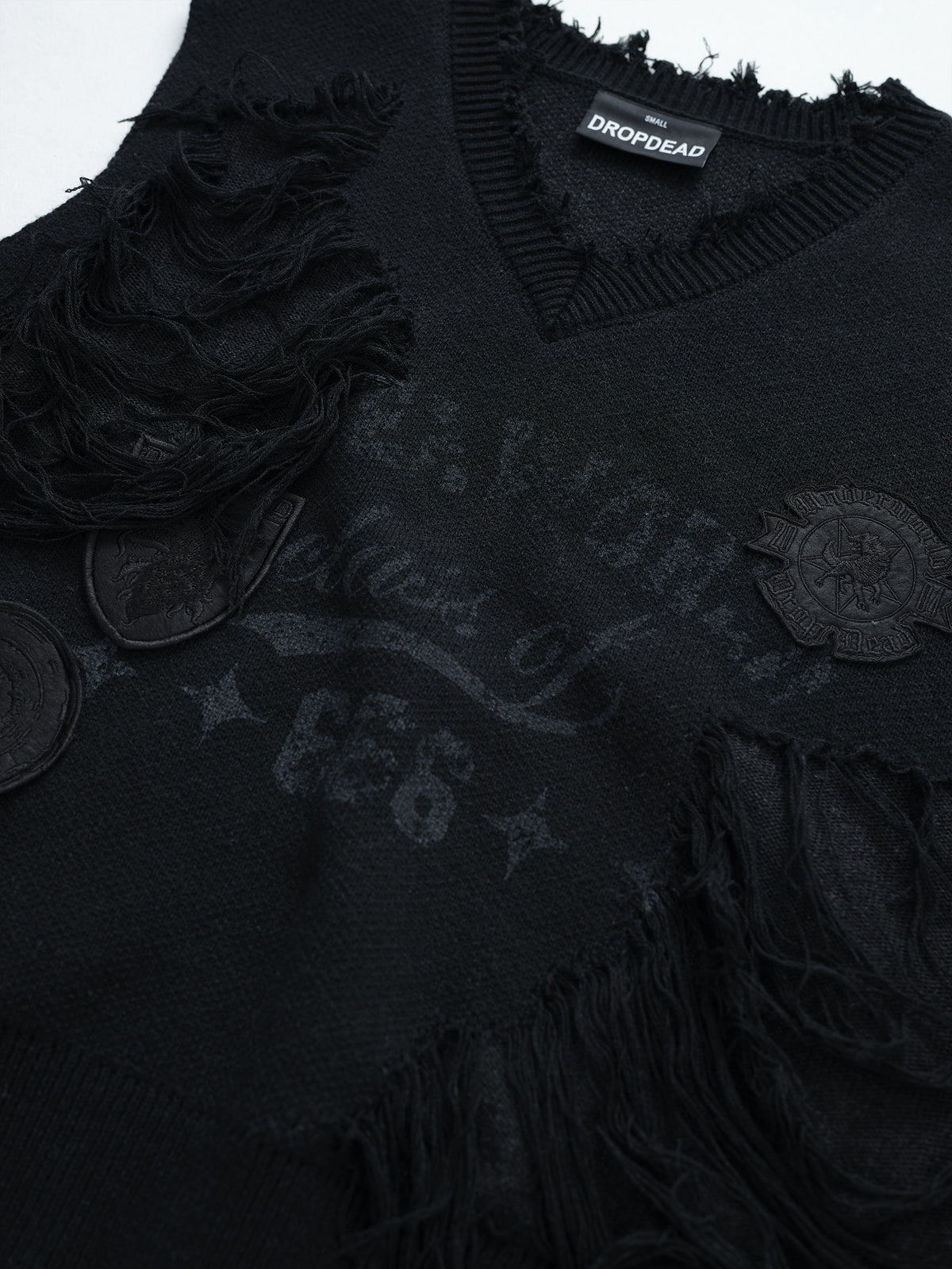 Dropout Knitted Vest