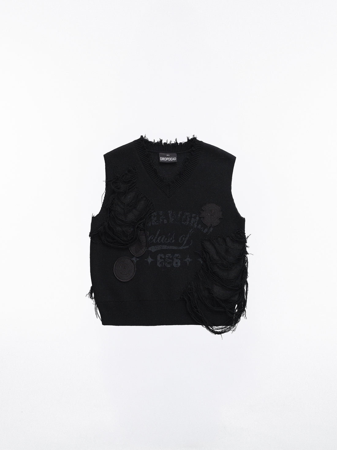 Dropout Knitted Vest