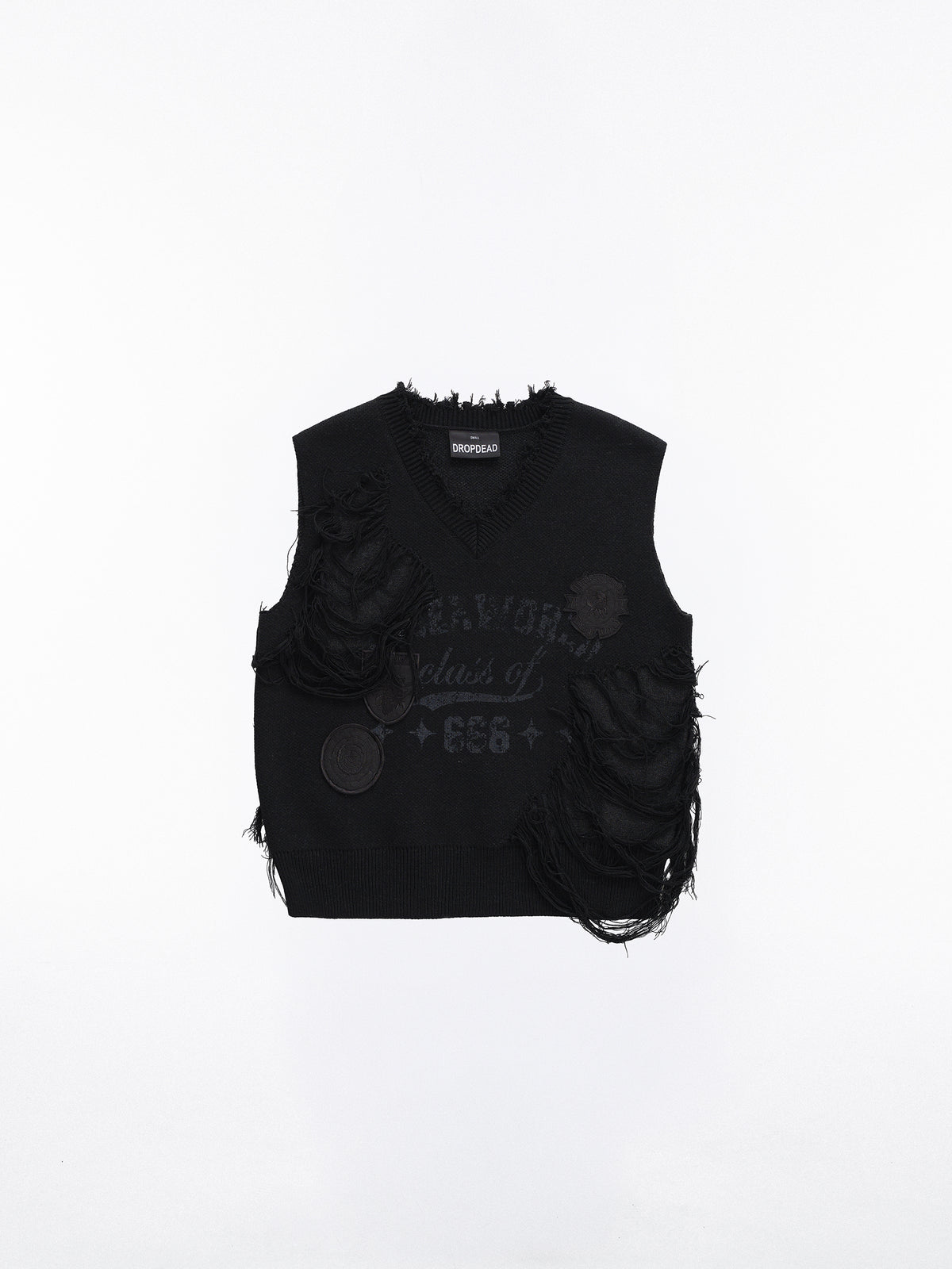 Dropout Knitted Vest