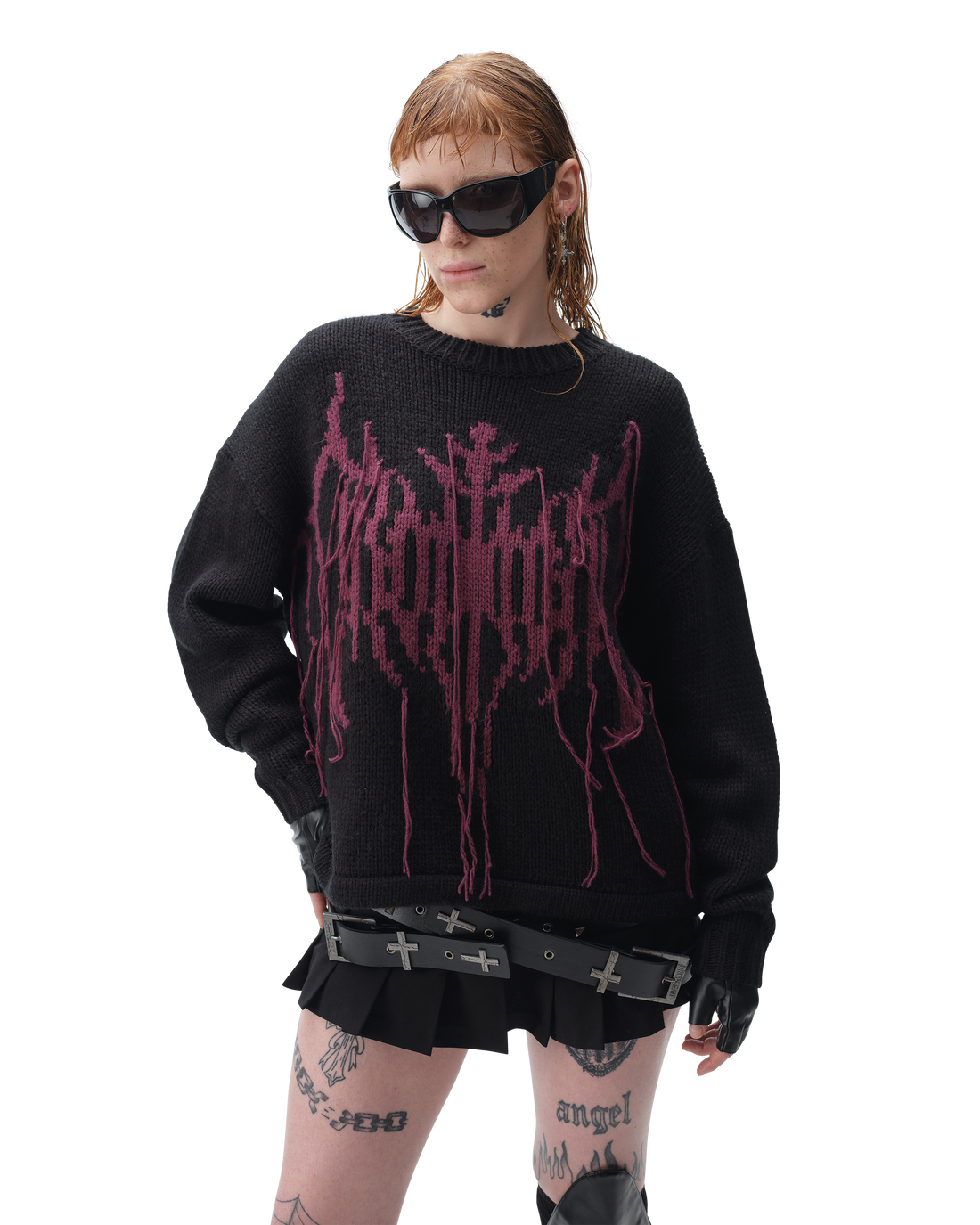 Vein Knitted Jumper