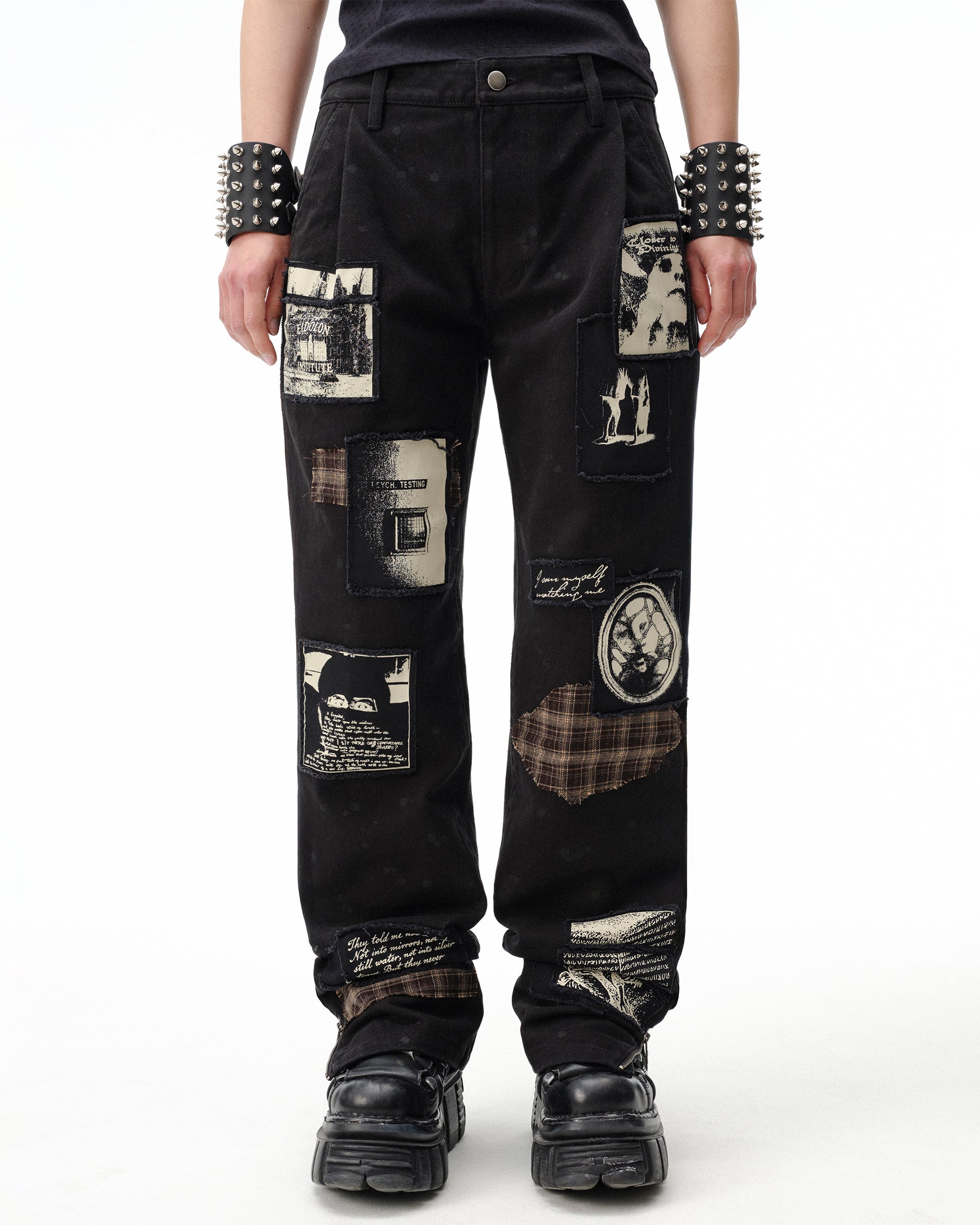 drop dead トラックパンツ　ブラック　ジャージ　BMTH ボトムス – DROP DEAD CLOTHING
