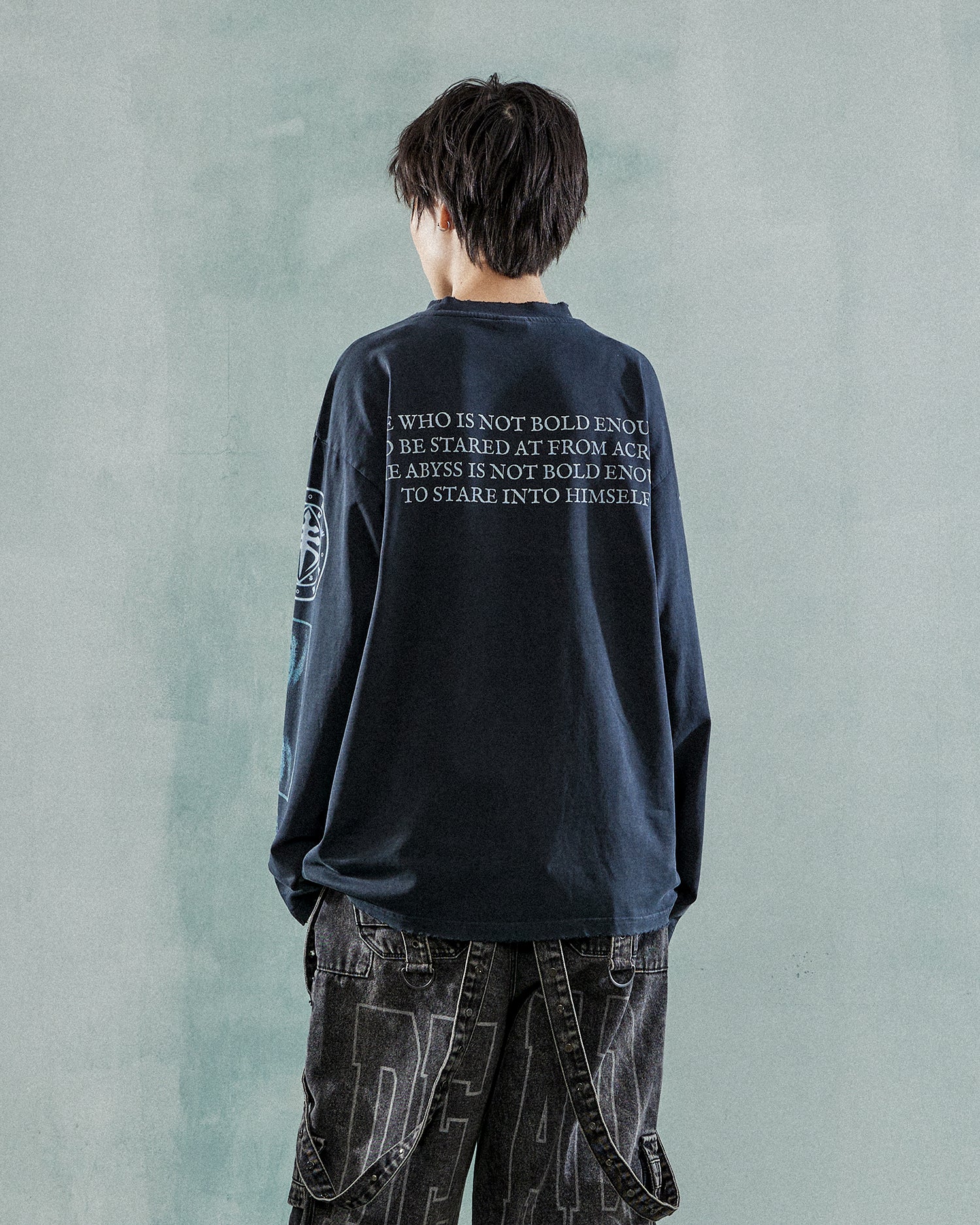 Buy Washed Black 100% Cotton Short Sleeve Denim T-Shirt