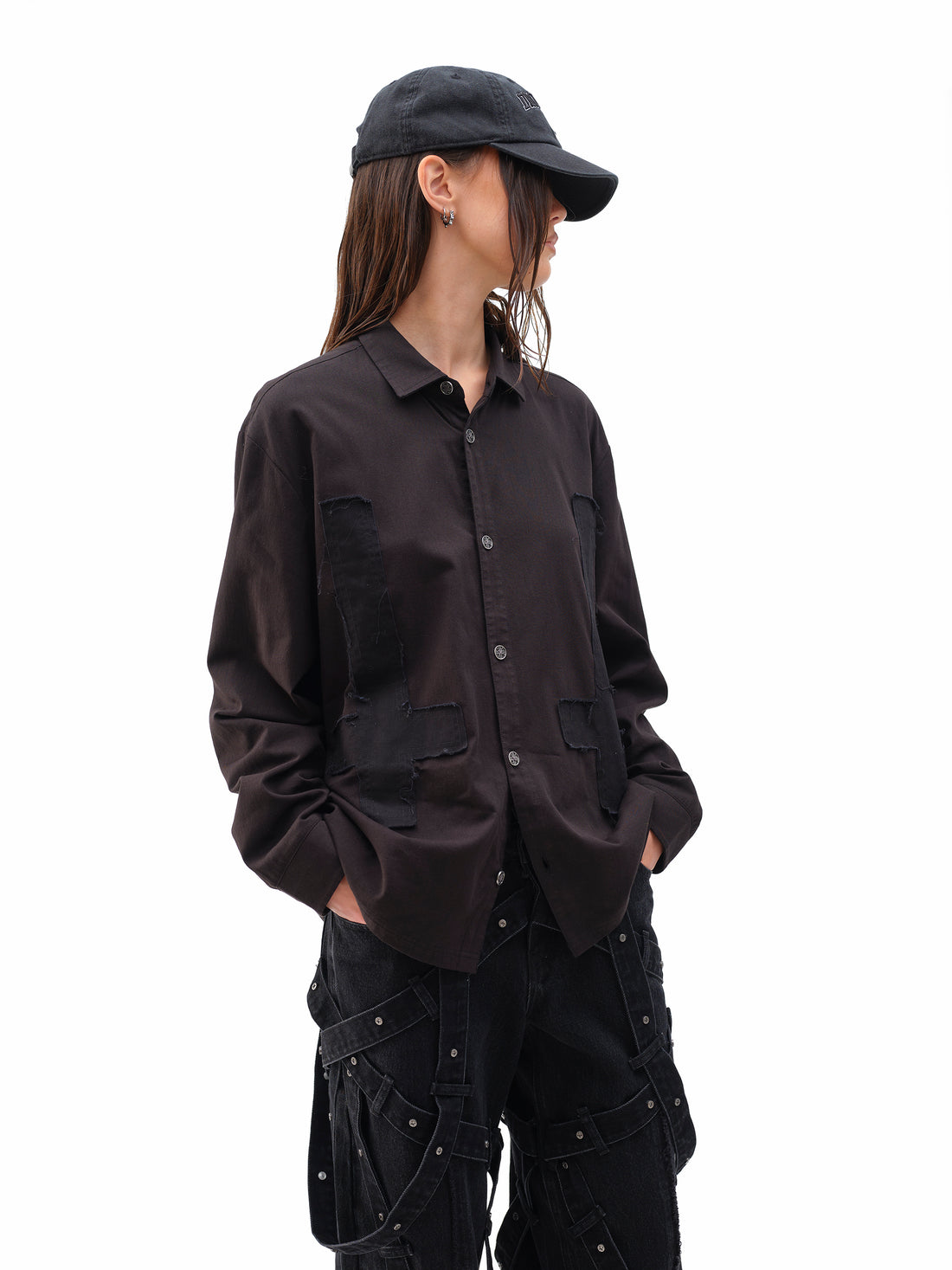 Drop Dead Cross Shirt Ecom -- Woman