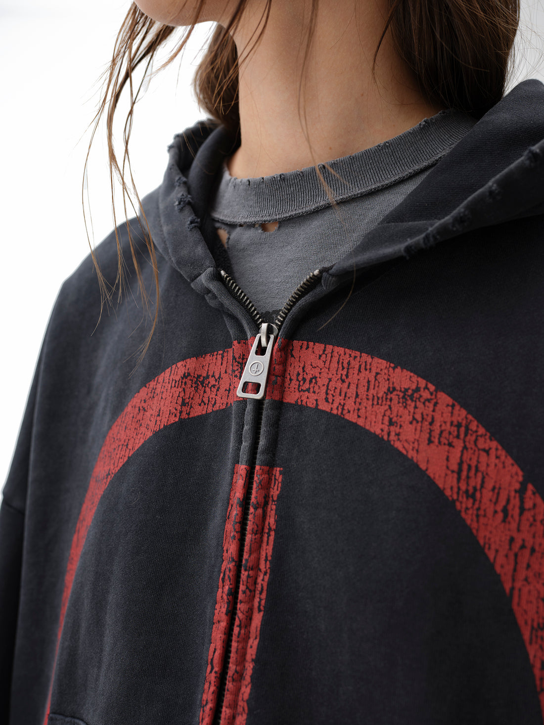 Drop Dead Logo Hoodie Ecom -- Woman