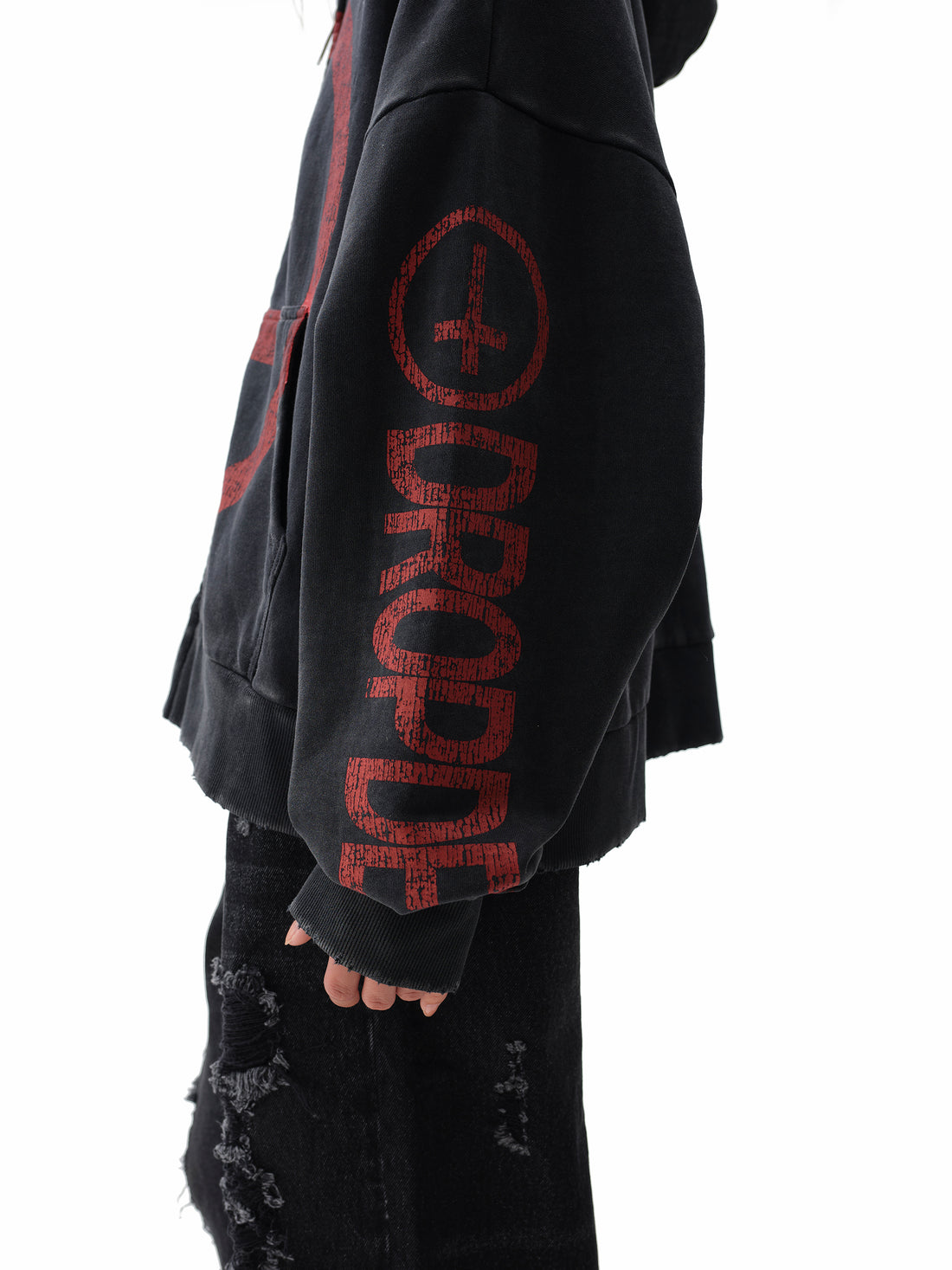 Drop Dead Logo Hoodie Ecom -- Woman