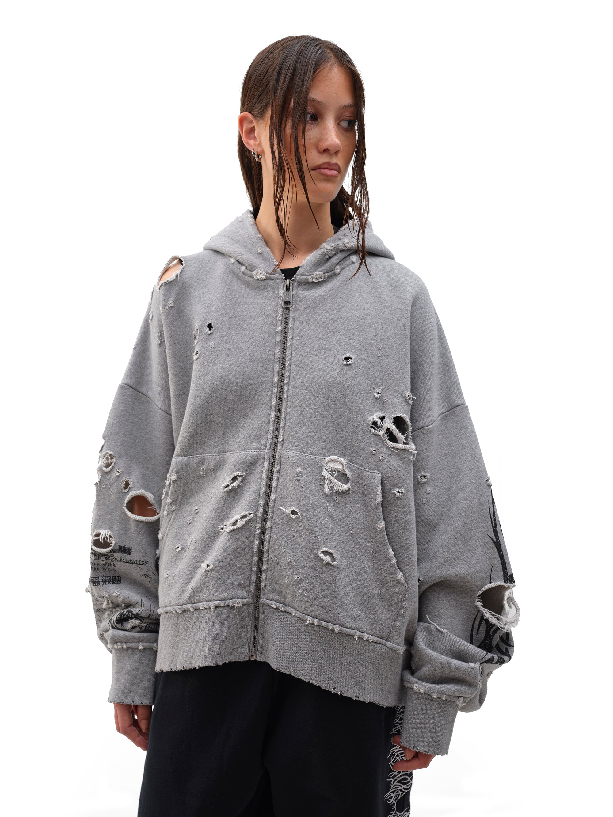 Runaway Zip-Up Hoodie – DROP DEAD CLOTHING