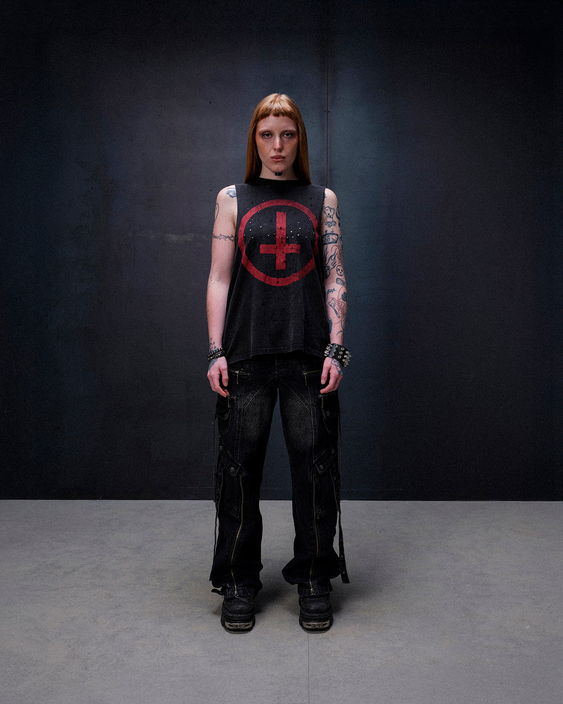 Drop Dead Logo Vest Ecom -- Woman