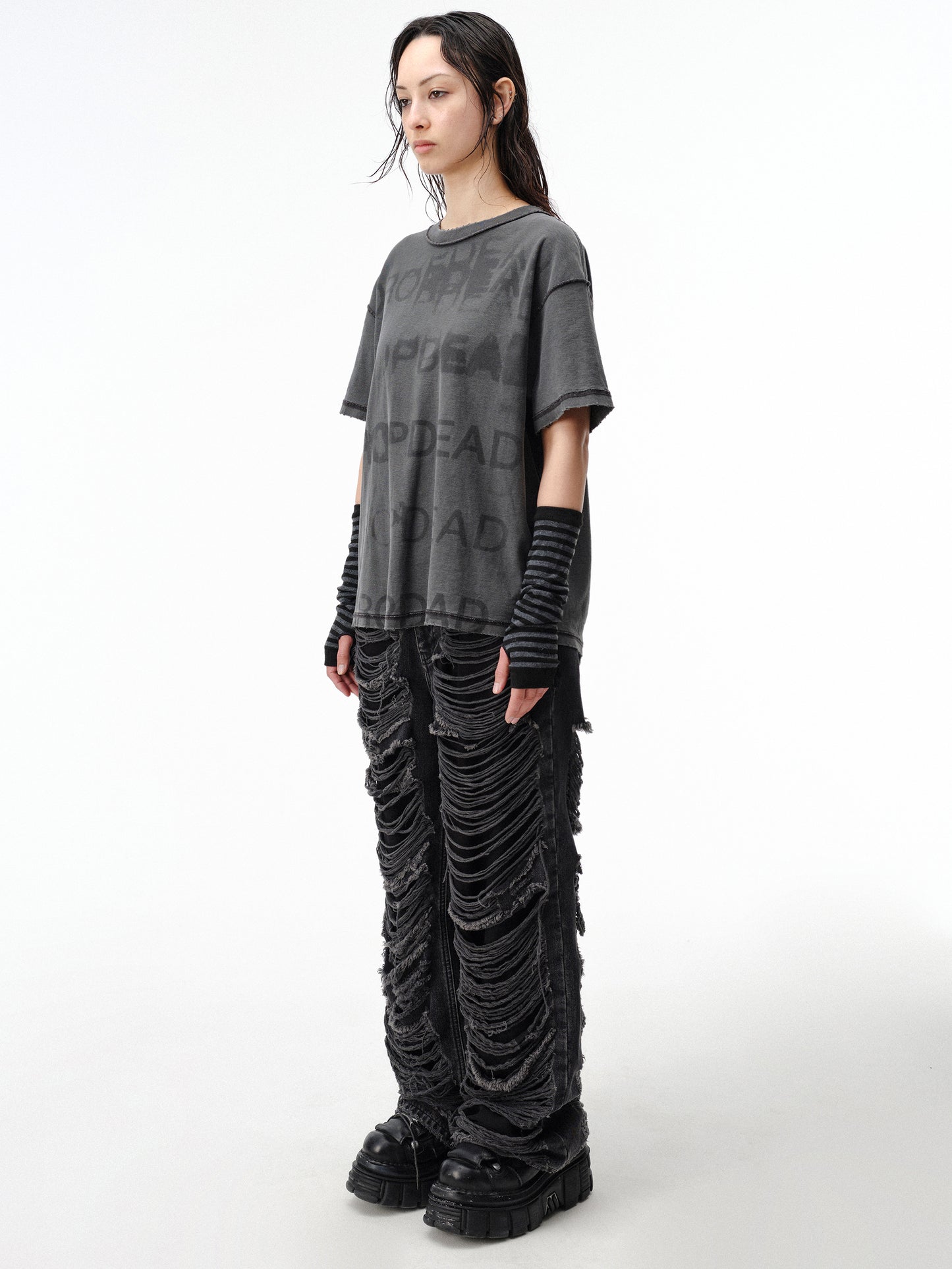 Drop Dead Stacked Tee Ecom - Woman