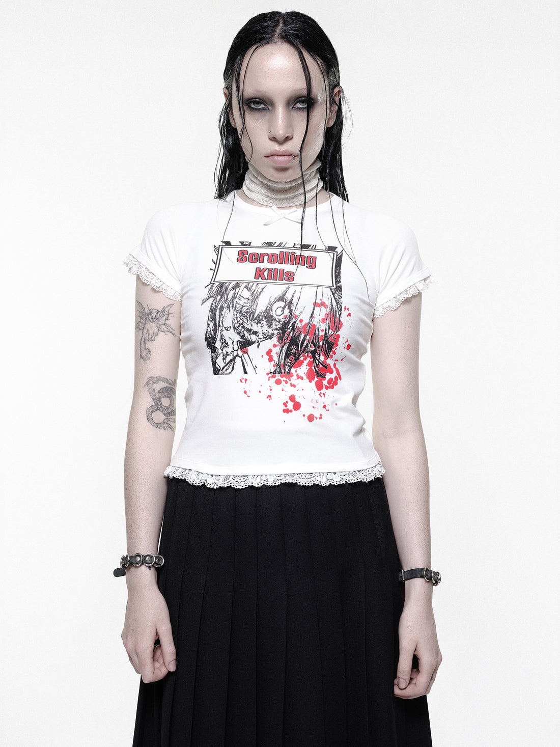 Doomscroll Crop Top