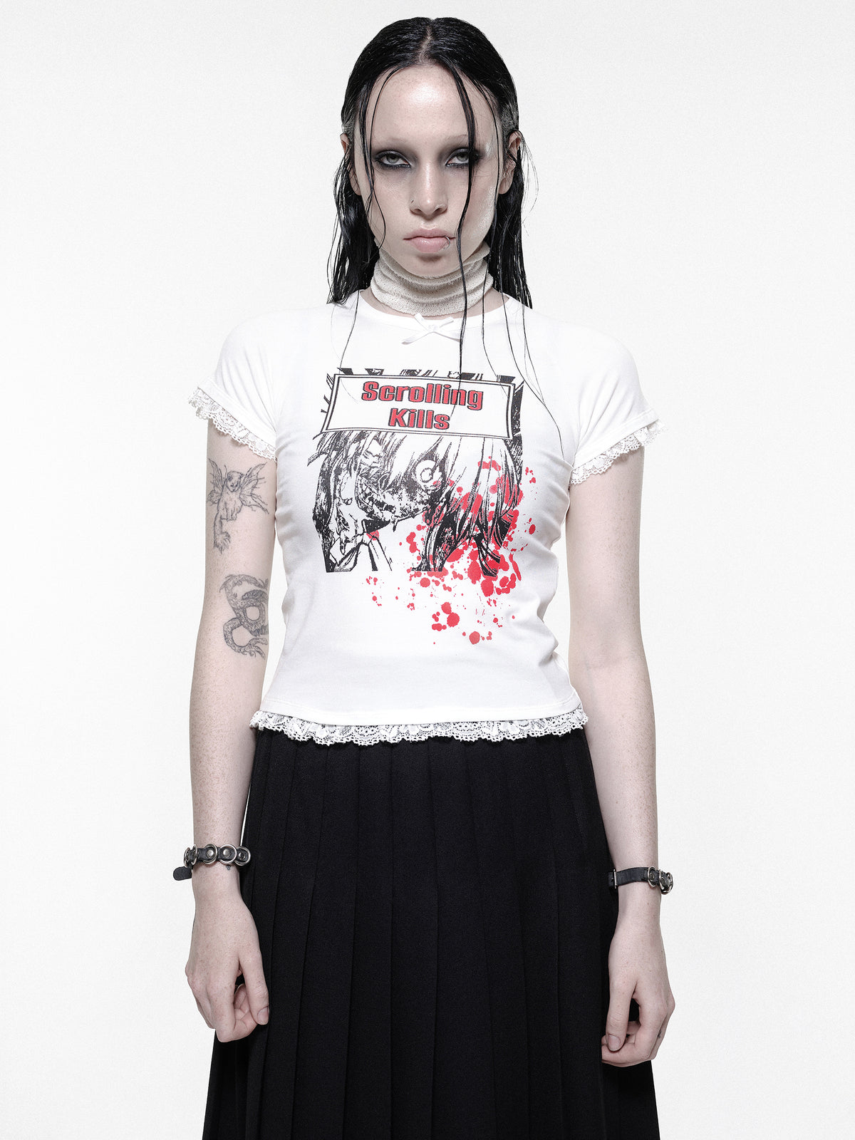 Doomscroll Crop Top