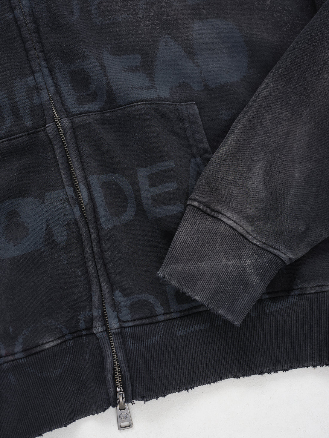 Stacked Zip-Up Hoodie