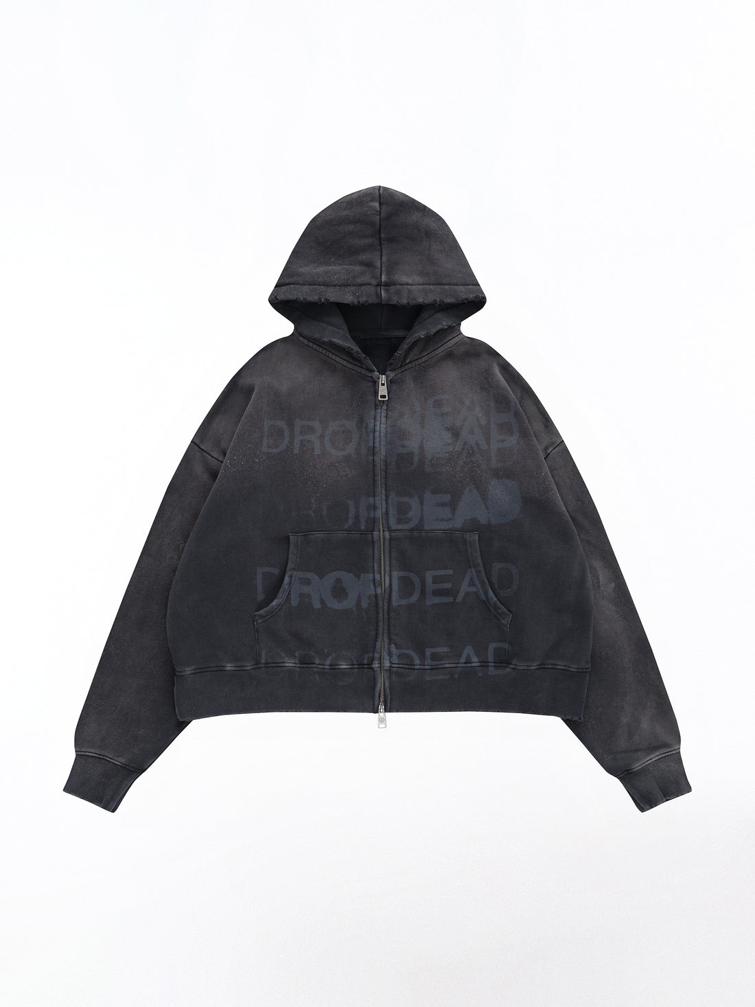 Stacked Zip-Up Hoodie